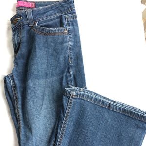 Glo flare blue jeans